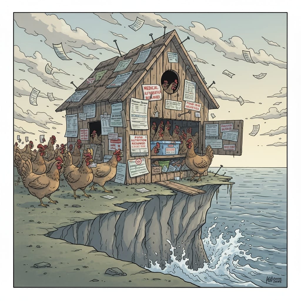 A Chicken Run: The Disintegrating Hen House of American Healthcare